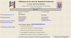 Desktop Screenshot of mathe-fachberater.de